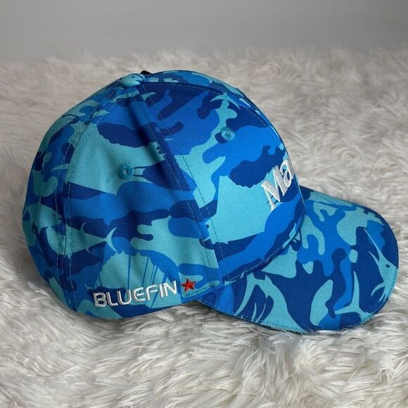 Marlin Bluefin Camo Hat New - Picture 3 of 11